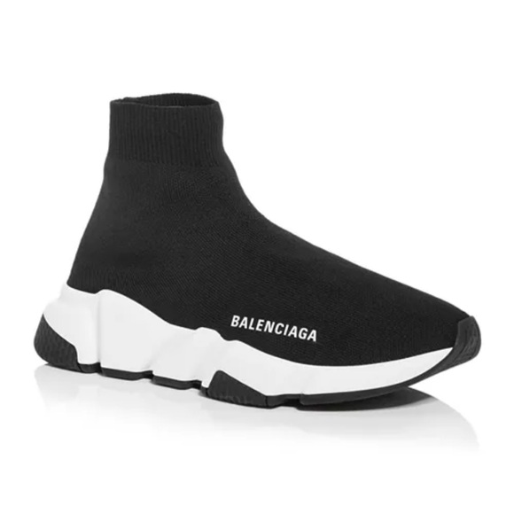 Balenciaga Women's Speed Knit High Top Sneakers - Picture 1 of 7